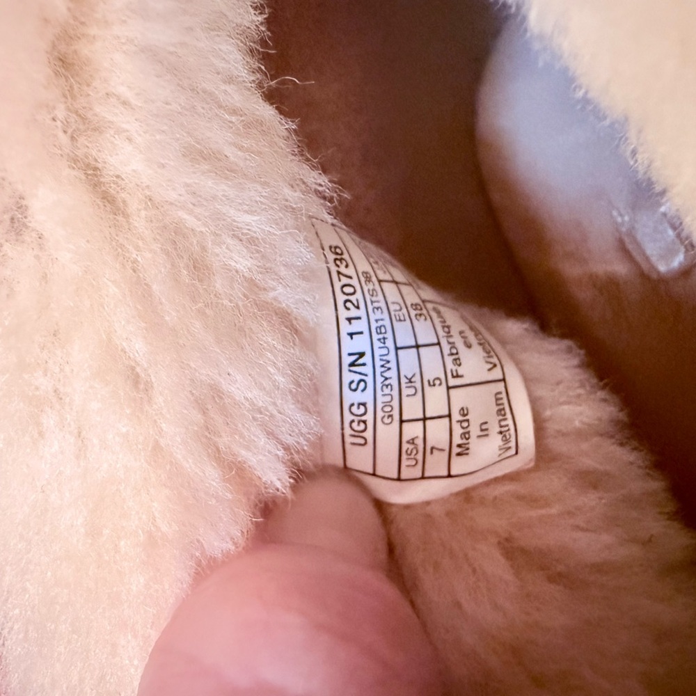 UGG Chestnut Suede Shearling Clogs - image 7